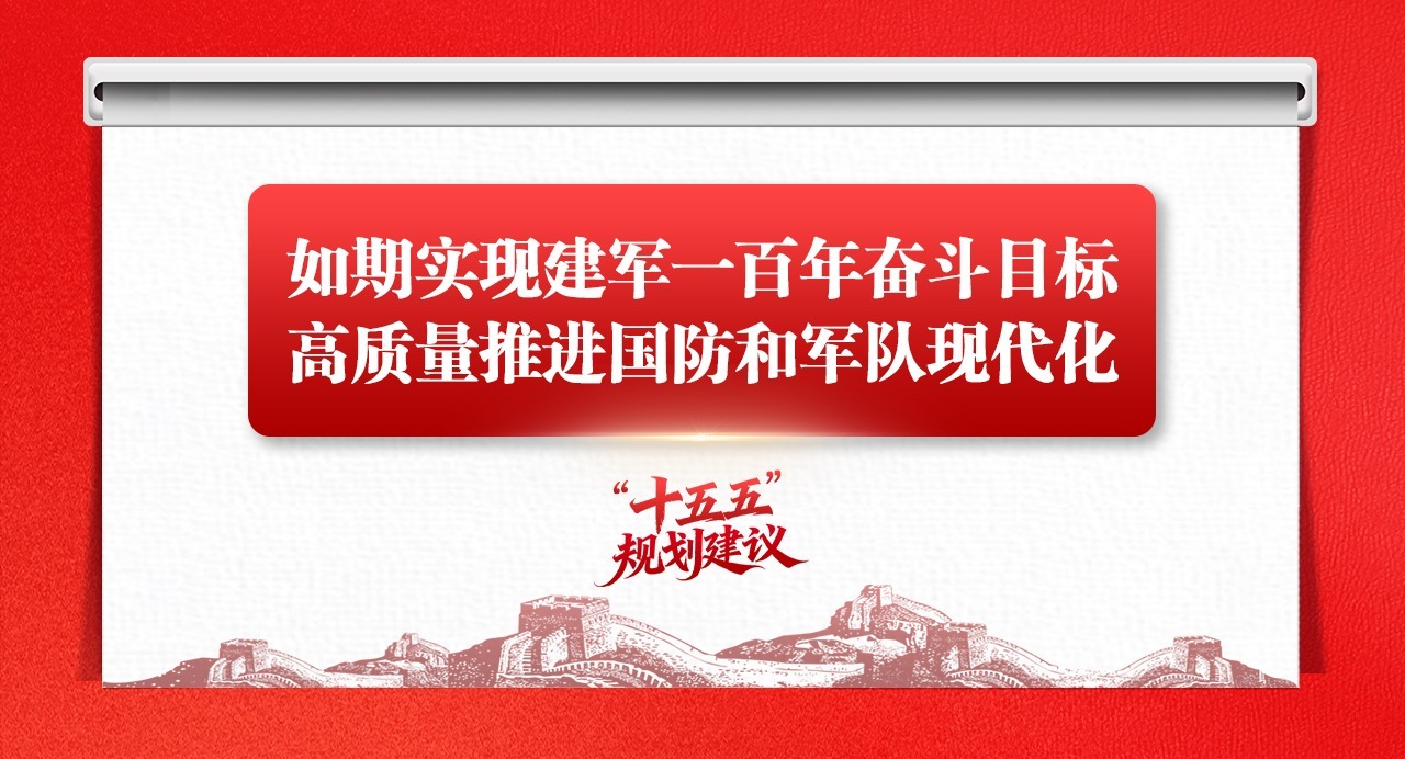 学思导图丨如期实现建军一百年奋斗目标，高质量推进国防和军队现代化